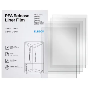 PFA Film for Saturn 2/8K/3/4/4 Ultra/4 Ultra 16K (1 unidad)