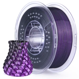 BICOLOR SILK NEGRO PURPURA